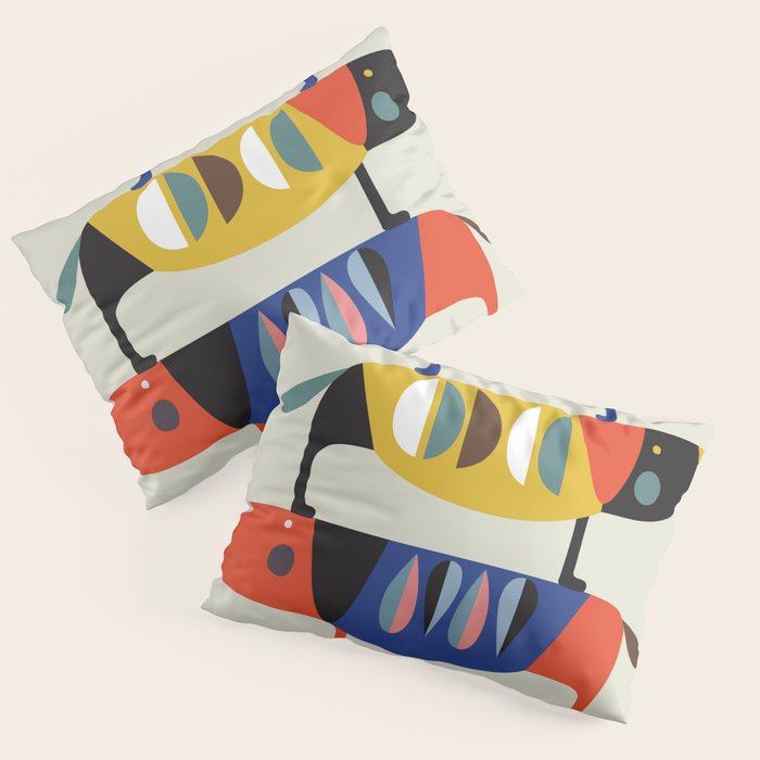 Skate dog Pillow Sham Gallery Image 1