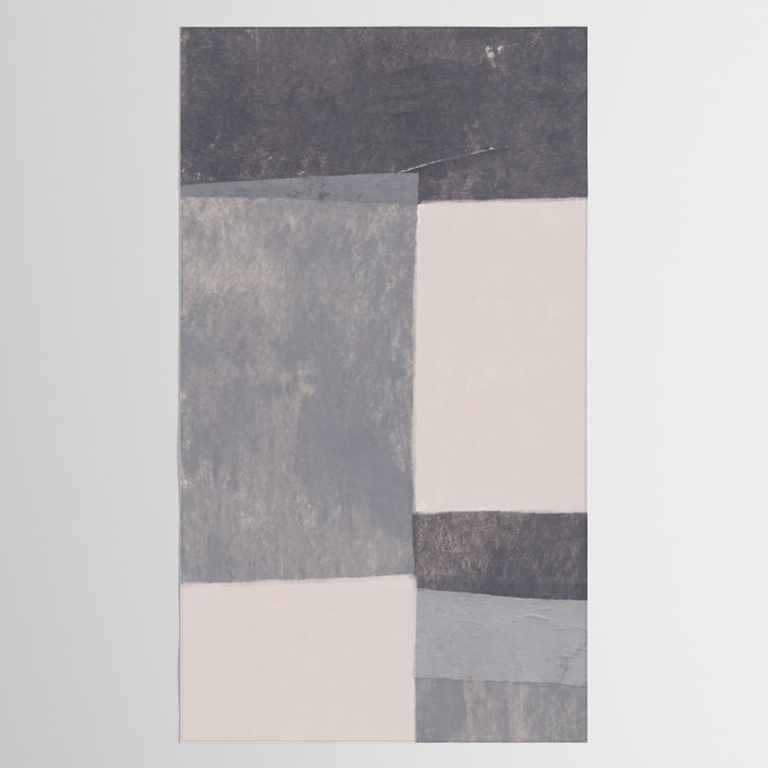 Gray Blocks #1 Tablecloth Gallery Image 2