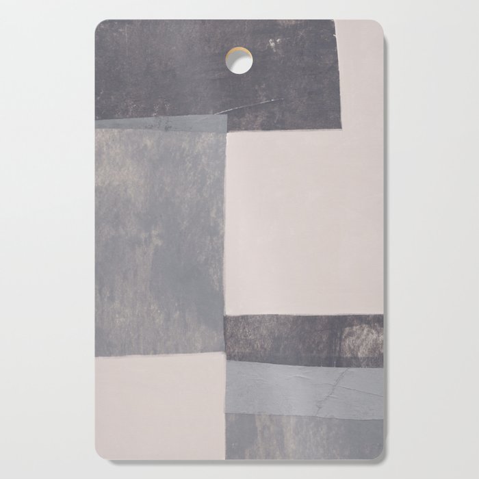 Gray Blocks #1 Cutting Board Gallery Image 1
