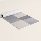 Gray Blocks #1 Yoga Mat Gallery Image 2
