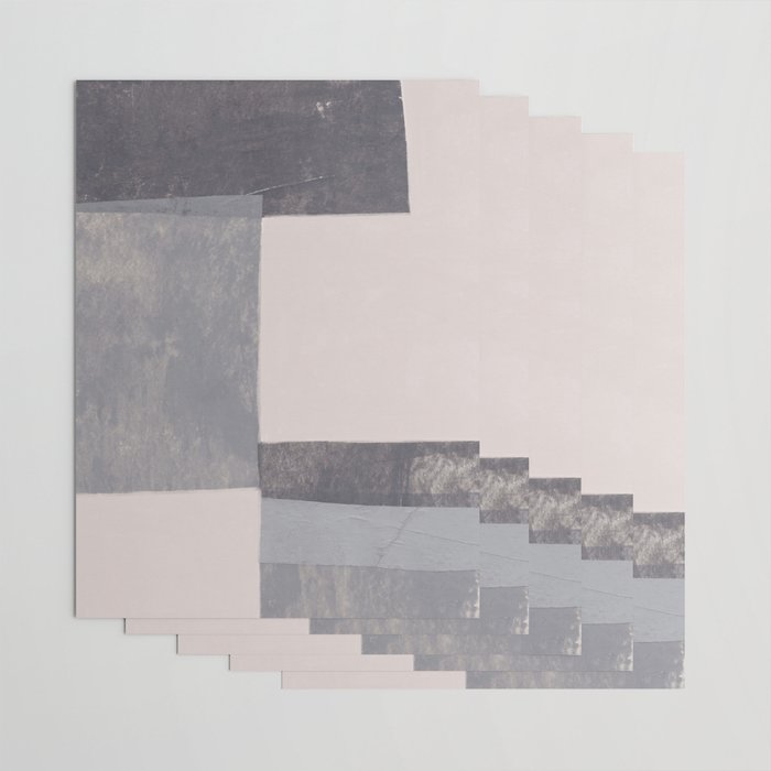 Gray Blocks #1 Wrapping Paper Gallery Image 3