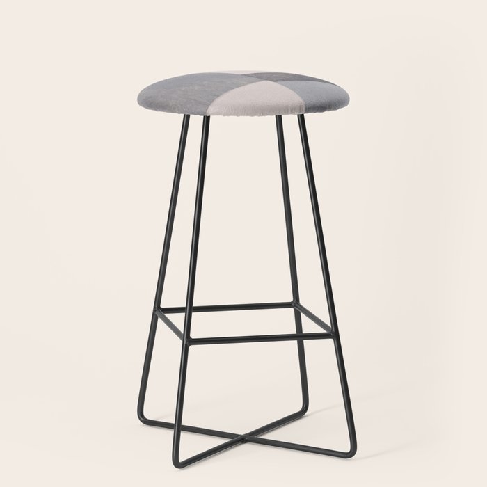 Gray Blocks #1 Stool Gallery Image 1