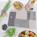 Gray Blocks #1 Cutting Board Gallery Image 2