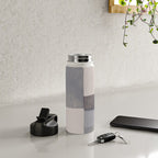 Gray Blocks #1 Water Bottle Gallery Image 4