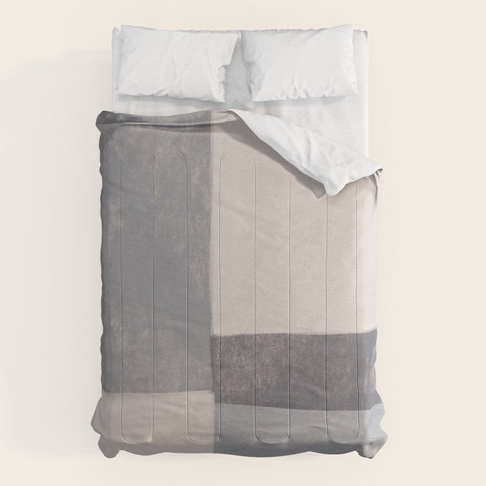 Gray Blocks #1 Comforter Gallery Image 6