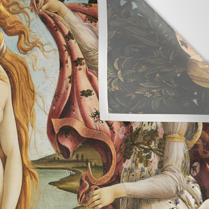 The Birth of Venus by Sandro Botticelli Wall Tapestry Gallery Image 3