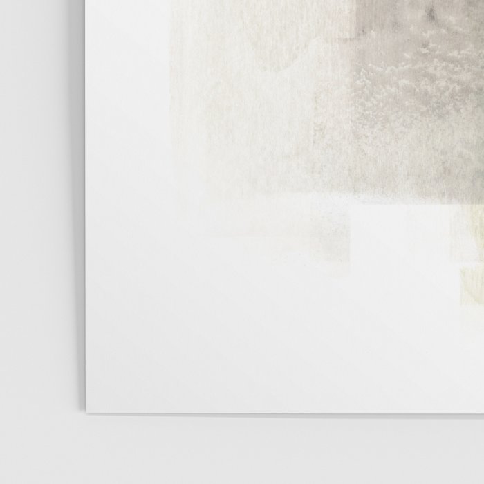 Beige and Brown Minimalist Abstract Painting Poster Gallery Image 3