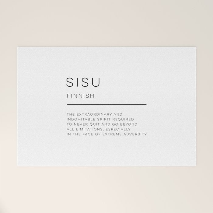Sisu Definition Welcome Mat Gallery Image 1