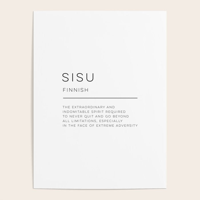 Sisu Definition Poster Gallery Image 1