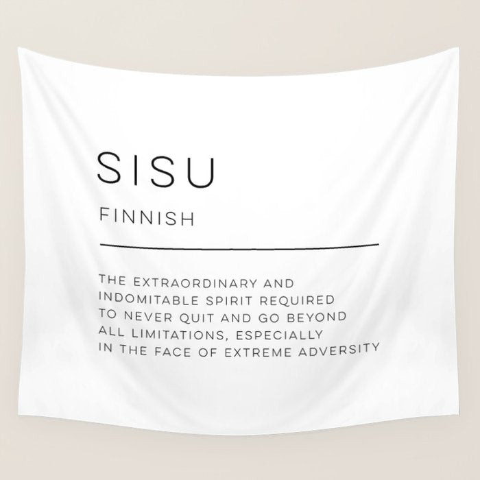 Sisu Definition Wall Tapestry Gallery Image 4