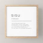 Sisu Definition Mini Art Print Gallery Image 1