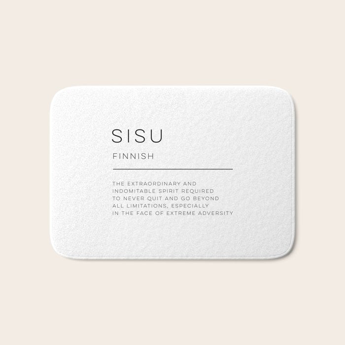 Sisu Definition Bath Mat Gallery Image 1