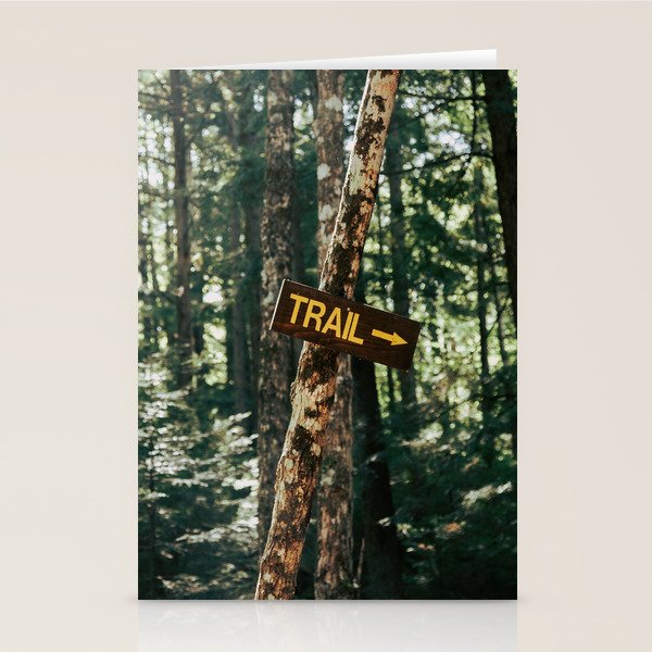 Trail Sign Stationery Card Gallery Image 2