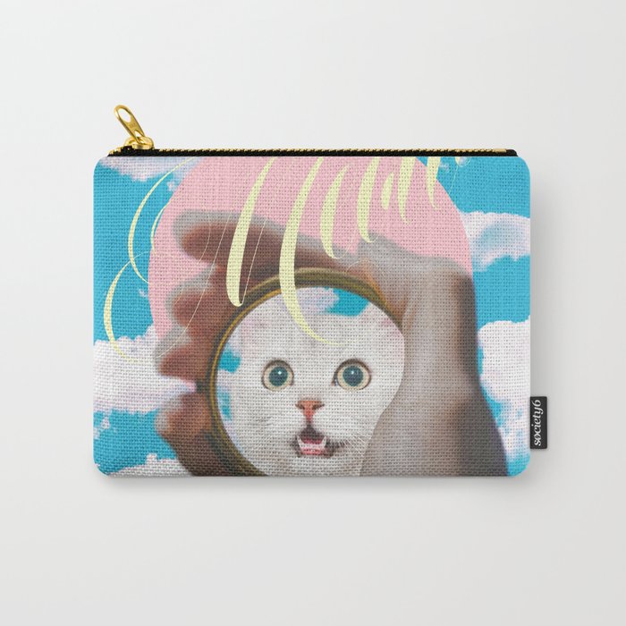 Meow // Cat Transformation Carry All Pouch Gallery Image 1