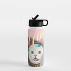 Meow // Cat Transformation Water Bottle Gallery Image 1