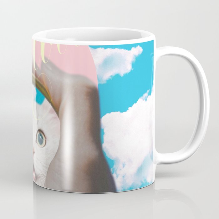Meow // Cat Transformation Coffee Mug Gallery Image 1