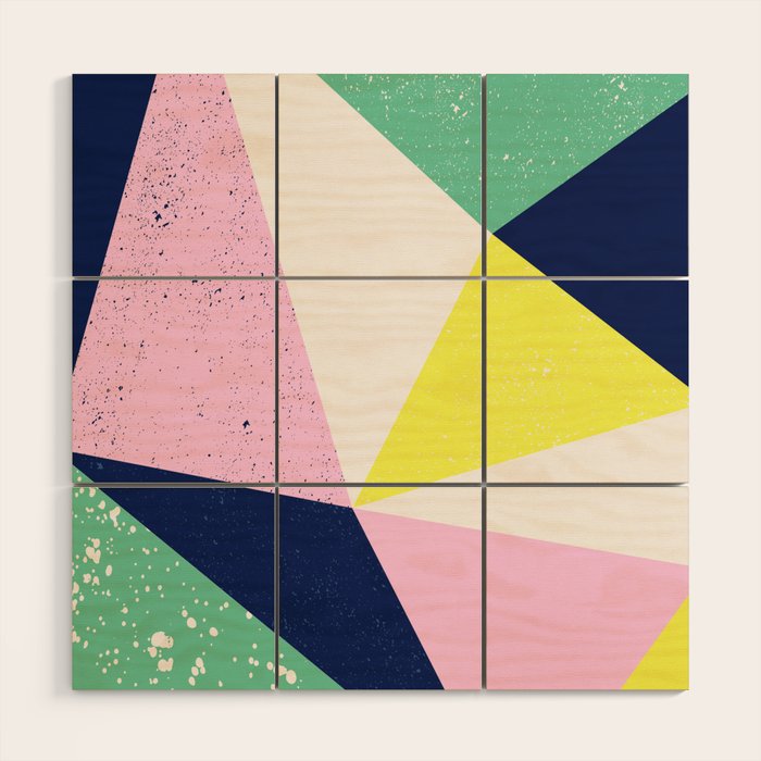 Spring Spectrum Wood Wall Art Gallery Image 1