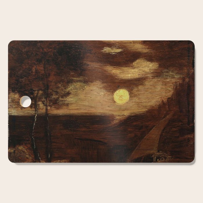"The Lover's Boat" by Albert Pinkham Ryder (1881) Cutting Board Gallery Image 1