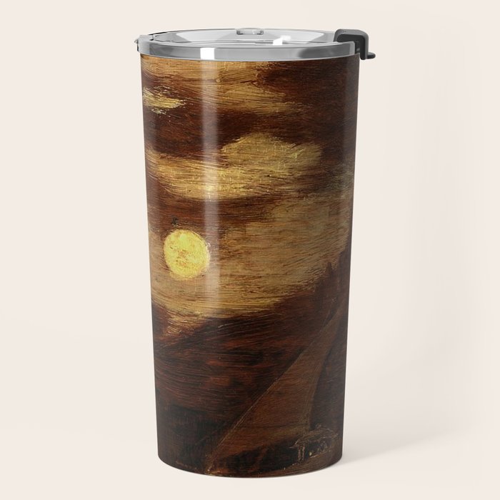 "The Lover's Boat" by Albert Pinkham Ryder (1881) Travel Mug Gallery Image 2