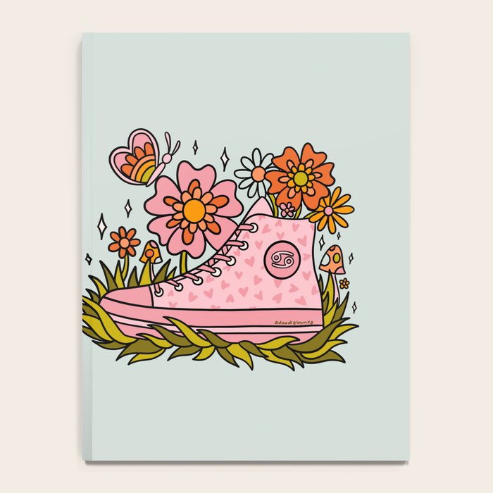 Cancer Zodiac Sneaker Notebook Gallery Image 4