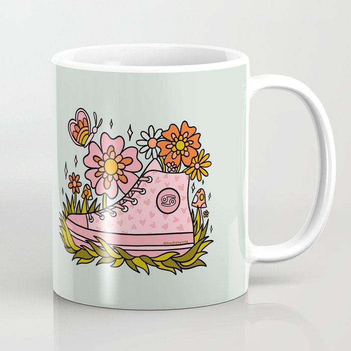 Cancer Zodiac Sneaker Coffee Mug Gallery Image 1