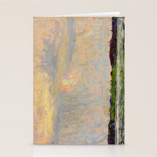 Tom Thomson Misty Sky c. 1913-1914 Canadian Landscape Artist Stationery Card Gallery Image 1