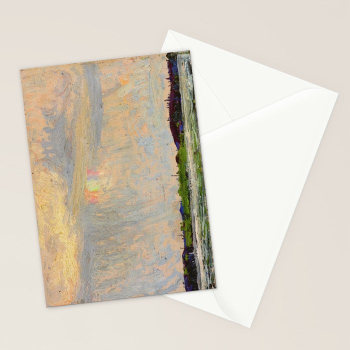 Tom Thomson Misty Sky c. 1913-1914 Canadian Landscape Artist Stationery Card Gallery Image 2