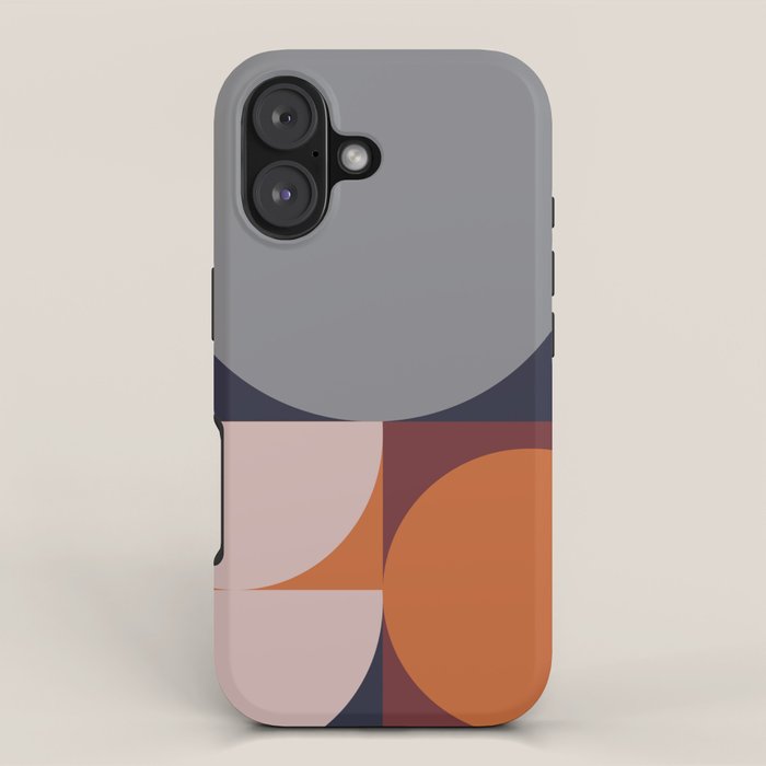 Midnight Geometry - Modern Abstract iPhone Case Gallery Image 1