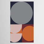 Midnight Geometry - Modern Abstract Tablecloth Gallery Image 2