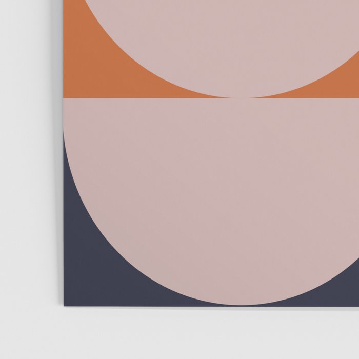 Midnight Geometry - Modern Abstract Poster Gallery Image 3