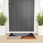 Midnight Geometry - Modern Abstract Welcome Mat Gallery Image 3