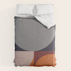 Midnight Geometry - Modern Abstract Comforter Gallery Image 6
