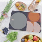 Midnight Geometry - Modern Abstract Cutting Board Gallery Image 2