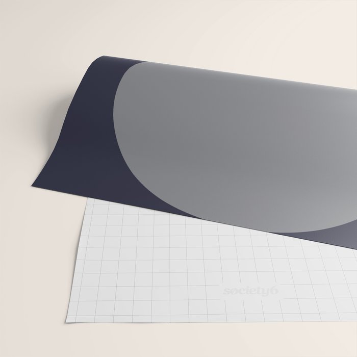 Midnight Geometry - Modern Abstract Wrapping Paper Gallery Image 2