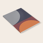 Midnight Geometry - Modern Abstract Notebook Gallery Image 2