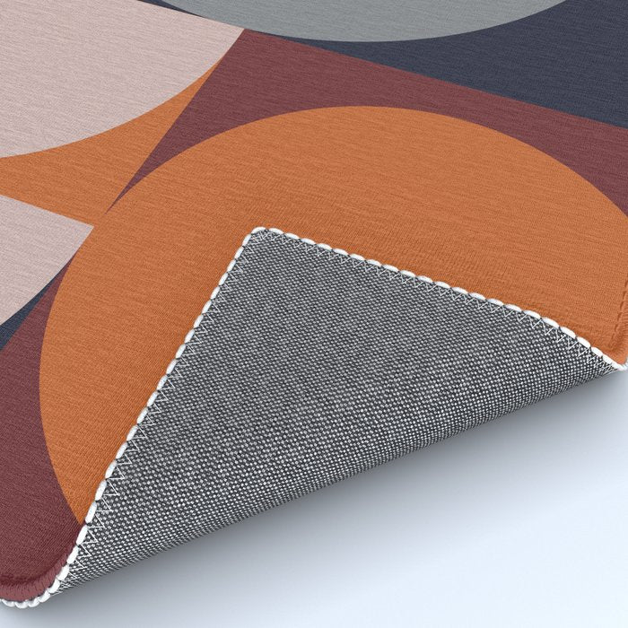Midnight Geometry - Modern Abstract Rug Gallery Image 4