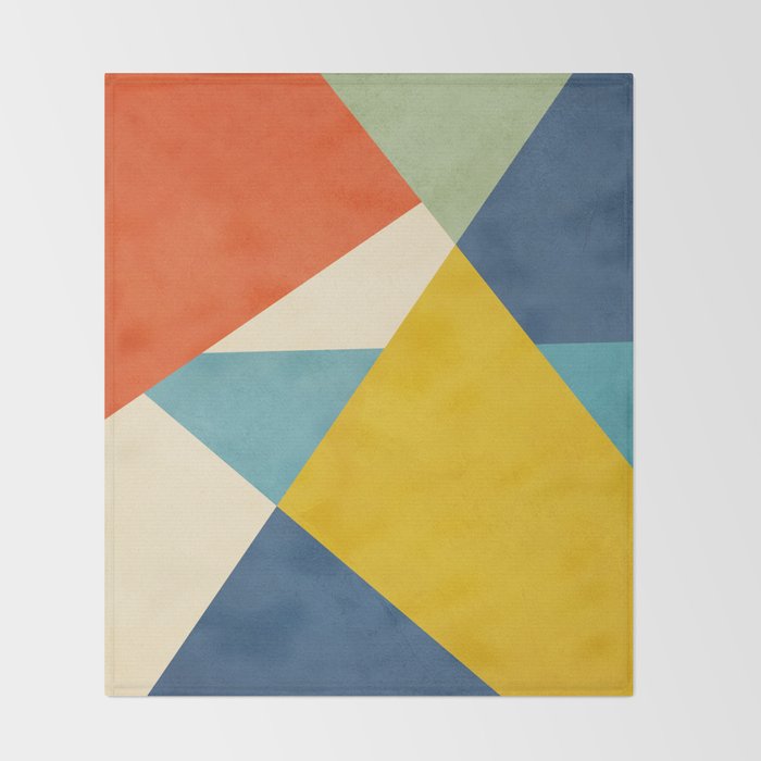 Flow of Geometry 1 Throw Blanket Gallery Image 2