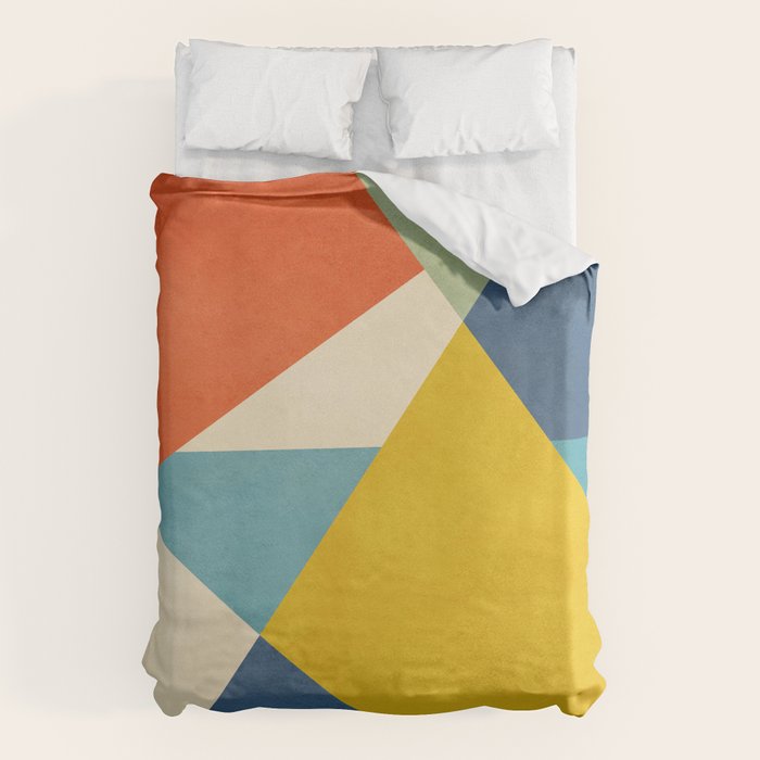Flow of Geometry 1 Duvet Cover Gallery Image 1