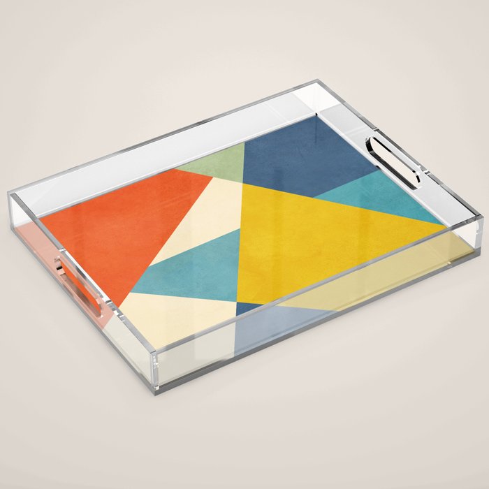 Flow of Geometry 1 Acrylic Tray Gallery Image 1