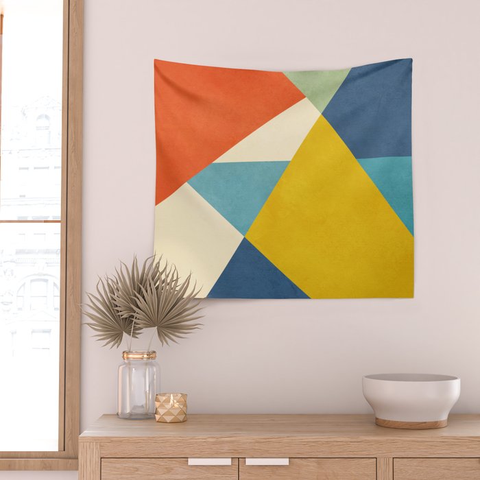 Flow of Geometry 1 Wall Tapestry Gallery Image 2