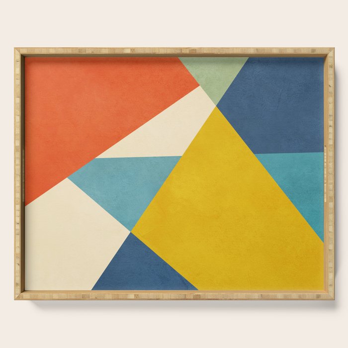 Flow of Geometry 1 Serving Tray Gallery Image 1