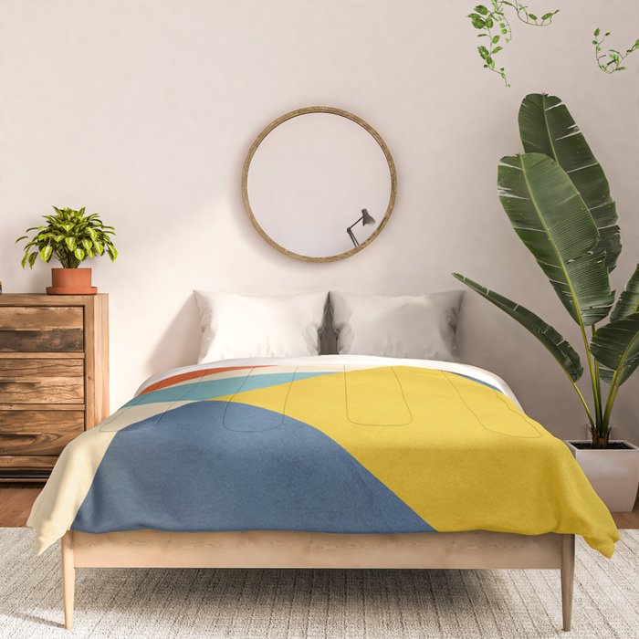 Flow of Geometry 1 Comforter Gallery Image 3