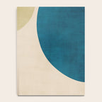 Beige Orange Navy Abstract Modern Artwork Notebook Gallery Image 4