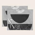 Black Half Circles Placemat Gallery Image 1