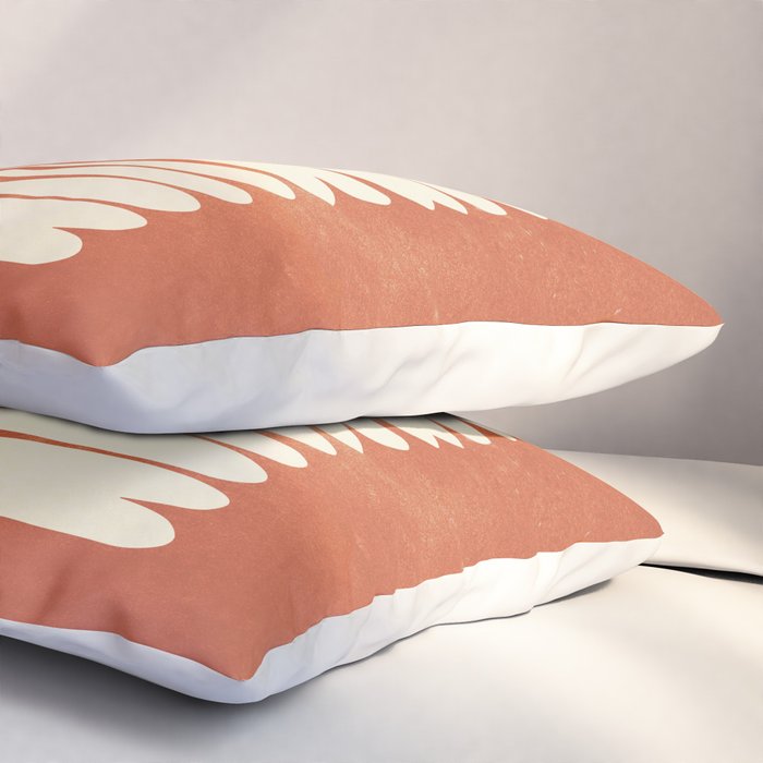 Rust Fern Pillow Sham Gallery Image 3