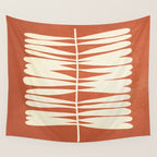 Rust Fern Wall Tapestry Gallery Image 4
