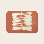 Rust Fern Bath Mat Gallery Image 1