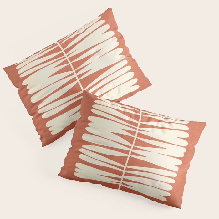 Rust Fern Pillow Sham Gallery Image 3
