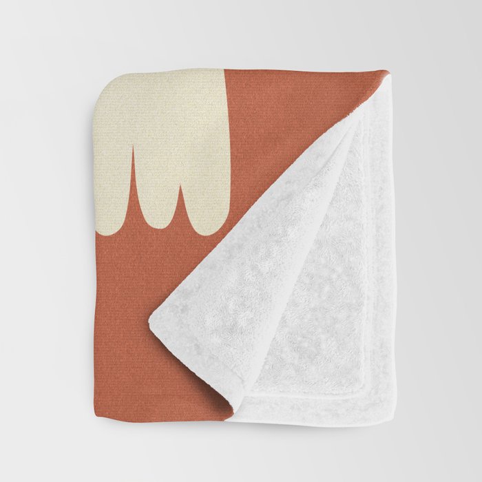 Rust Fern Throw Blanket Gallery Image 3