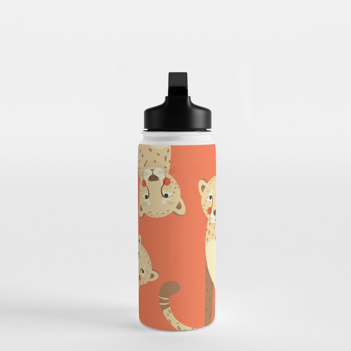Cheetah, Animal Portrait Water Bottle Gallery Image 3
